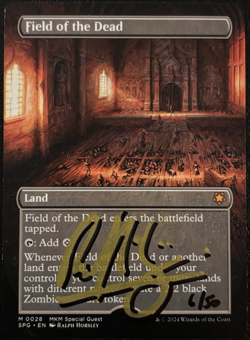 Field of the Dead Artist Proof Signed Sketched MKM Special Guest SPG MTG - Image 1