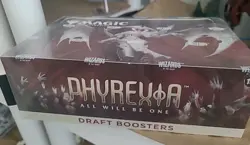 Sealed Phyrexia: All Will Be One Draft Booster Box Magic MtG New Magic - Image 1