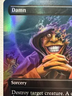 Damn (Borderless) Commander: Duskmourn: House of Horror Foil MTG - Image 3