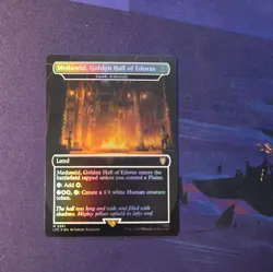MTG 1x FOIL Meduseld, Golden Hall of Edoras / Castle Ardenvale LTC 361 NM LOTR - Image 1