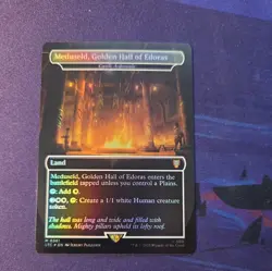 MTG 1x FOIL Meduseld, Golden Hall of Edoras / Castle Ardenvale LTC 361 NM LOTR - Image 2