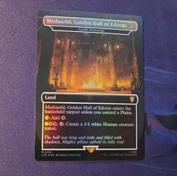 MTG 1x FOIL Meduseld, Golden Hall of Edoras / Castle Ardenvale LTC 361 NM LOTR - Image 3