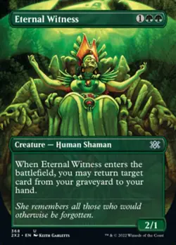 Eternal Witness x1 1x Borderless Double Masters 2022 NM MTG - Image 1