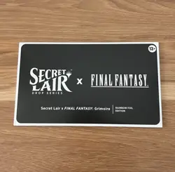 🔥MTG Secret Lair x FINAL FANTASY: Grimoire EN (English) FOIL Edition IN HAND🔥 - Image 1