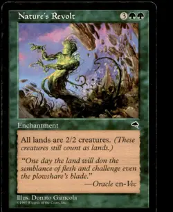 Nature's Revolt Tempest Light Play MTG Magic the Gathering - Image 1