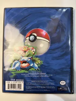 Vintage 1999 Pokemon TCG Binder Charizard Blastoise Pikachu WOTC Excellent Cond - Image 2