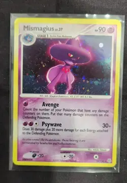 Mismagius ERROR HOLO BLEED + BIG SWIRL Cosmos 10/130 Pokemon TCG Diamond Pearl - Image 1