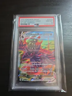 Pokemon PSA 10 Corviknight VMAX Ultra Rare TG19/TG30 2022 Silver Tempest - Image 1