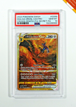 Pokemon PSA 10 Dialga Originale V Astro #GG68 Zenith Regale 2023 Italiano - Image 1