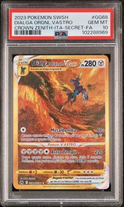 Pokemon PSA 10 Dialga Originale V Astro #GG68 Zenith Regale 2023 Italiano - Image 2