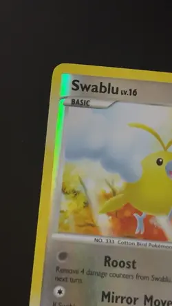 Pokemon TCG Swablu SH5 Platinum Shiny Holo Rare LP/MP Condition - Image 3