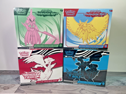 LOT of 4 Pokemon Black Bolt + White Flare + Paradox Rift Elite Trainer Box ETBs - Image 1