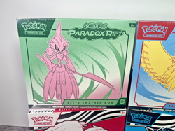 LOT of 4 Pokemon Black Bolt + White Flare + Paradox Rift Elite Trainer Box ETBs - Image 2