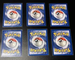 Pokemon TCG Vintage Lot of 6 - Butterfree, Magmar Nidorino - Image 2