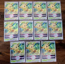 (11) Pokemon SWSH Black Star Promo FULL ART Leafeon VSTAR SWSH195 - NM - Image 1