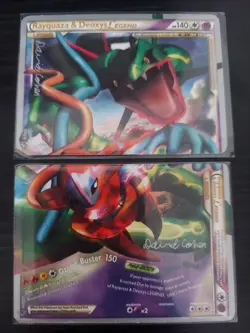 Rayquaza & Deoxys Legend 89/90 90/90 2011 Pokemon World Championships D Cohen MP - Image 1