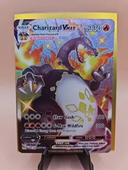 2024 Pokemon Charizard VMAX Shining Fates SV107 Near Mint - Image 1