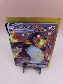 2024 Pokemon Charizard VMAX Shining Fates SV107 Near Mint - Image 2