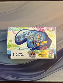 Pokemon World Championships 2024 Honolulu Exclusive Pikachu Double Deck Box - Image 1