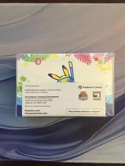Pokemon World Championships 2024 Honolulu Exclusive Pikachu Double Deck Box - Image 2