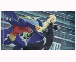 Pokemon Center Japan Exclusive Playmat Cynthia & Garchomp New Sealed (US SELLER) - Image 1