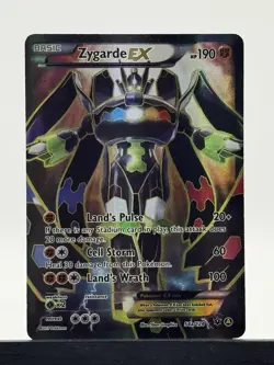 2016 Pokemon TCG XY Fates Collide Zygarde EX Full Art Ultra Rare 54a/124 NM - Image 1