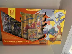 Pokemon Reshiram & Charizard gx Tag Team Premium Collection Box NEW SEALED - Image 1