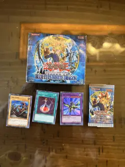 Yugioh Mini Homemade Legend Of Blue Eyes (lob) Booster Box W/ Packs -sealed - Image 1