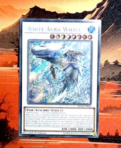 YuGiOh! White Aura Whale - BLLR-EN020 1st Edition NM/VNM SCR - Image 1