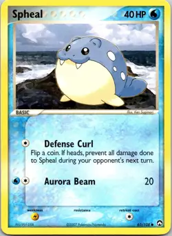 Spheal 65/108 EX Power Keepers Regular Common Pokemon Card TCG LP - Image 1