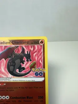 Radiant Charizard 011/078 Pokemon GO Ultra Rare Holo Set Shiny Pokemon Card TCG - Image 2