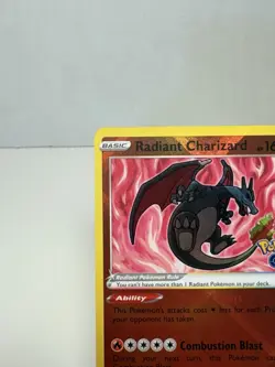 Radiant Charizard 011/078 Pokemon GO Ultra Rare Holo Set Shiny Pokemon Card TCG - Image 3