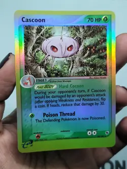 2003 Pokemon E Series Card - EX Ruby & Sapphire - Reverse Holo - CASCOON 26/109 - Image 3
