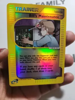 Bill's Maintenance 137/165 Expedition Base Set Reverse Holo Pokemon Card TCG NM - Image 3