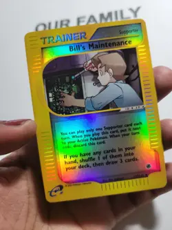 Bill's Maintenance 137/165 Expedition Base Set Reverse Holo Pokemon Card TCG NM - Image 4