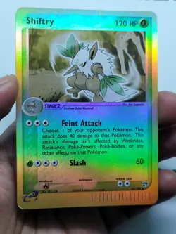 EX Sandstorm SHIFTRY Reverse Holo 22/100 RARE Pokemon Card 2003 NM - Image 3