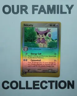 2003 E Series Pokemon Card - Delcatty 29/109 Reverse Holo - NM - Image 1