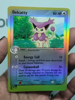 2003 E Series Pokemon Card - Delcatty 29/109 Reverse Holo - NM - Image 3