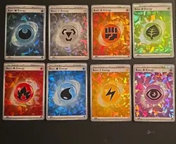 2024 Pokemon Terapagos ex UPC Ultra Premium Collection Energy Card Set Cracked - Image 1