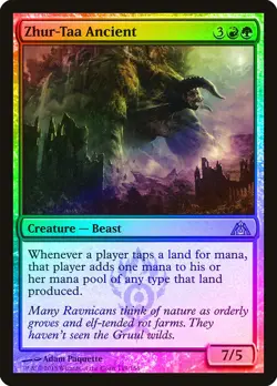 Zhur-Taa Ancient FOIL Dragon's Maze PLD Red Green Rare MAGIC CARD ABUGames - Image 1