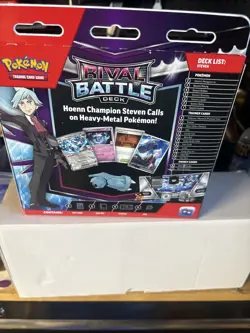 Pokemon TCG Rival Battle Deck Steven with Beldum Promo Card - Image 2