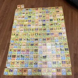Pokemon 1999 Jungle & Fossil Lot of 184 Cards Vintage Card - HP-MP Nintendo Vtg - Image 1