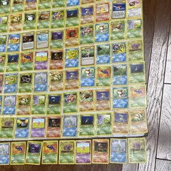 Pokemon 1999 Jungle & Fossil Lot of 184 Cards Vintage Card - HP-MP Nintendo Vtg - Image 2