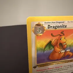 Dragonite 1st Edition Fossil Set Non-Holo Rare 19/62 WOTC Vintage Pokemon Card - Image 5