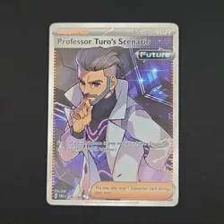 Pokemon TCG Card Professor Turo's Scenario 240/18 Paradox Rift Full Art - NM - Image 1