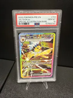 Pokemon Prismatic Evolutions Jolteon EX Special Illustration Card 153/131 PSA 10 - Image 1