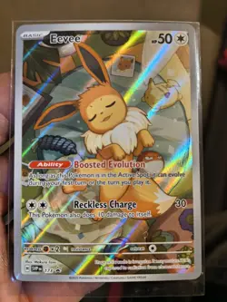 Pokemon TCG Eevee Card Black Star Promo #SVP173 Prismatic Evolutions NM - Image 1