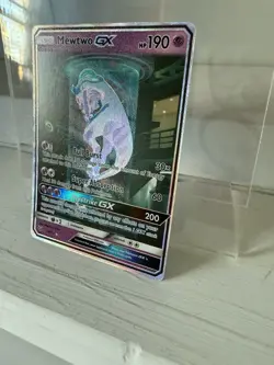 Pokemon Mewtwo GX Shining Legends Secret Rare Card 78/73 Holo Full Art *READ* - Image 5