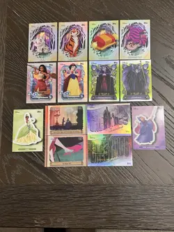 2025 Topps Chrome DISNEY Lot Of 81 Cards: Refractor, Foil, Insert, Base, Sticker - Image 1