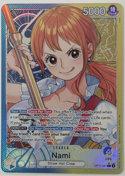 Nami (Alt Art) OP11-041 L A Fist of Divine Speed - ONE PIECE Card Game - Image 1